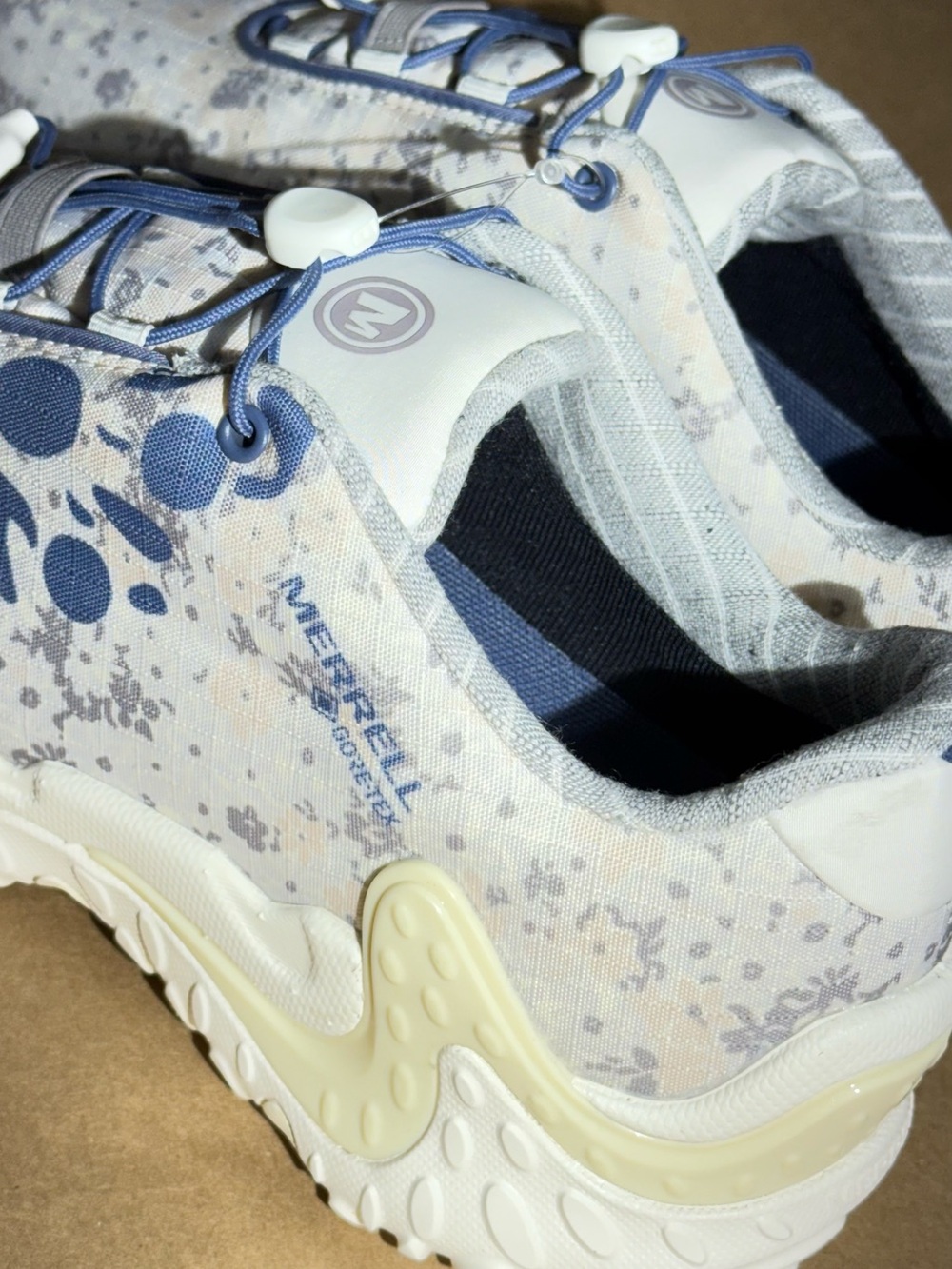 FP Movement by Free People Cream and Blue Floral Sneakers - Picture 10 of 16